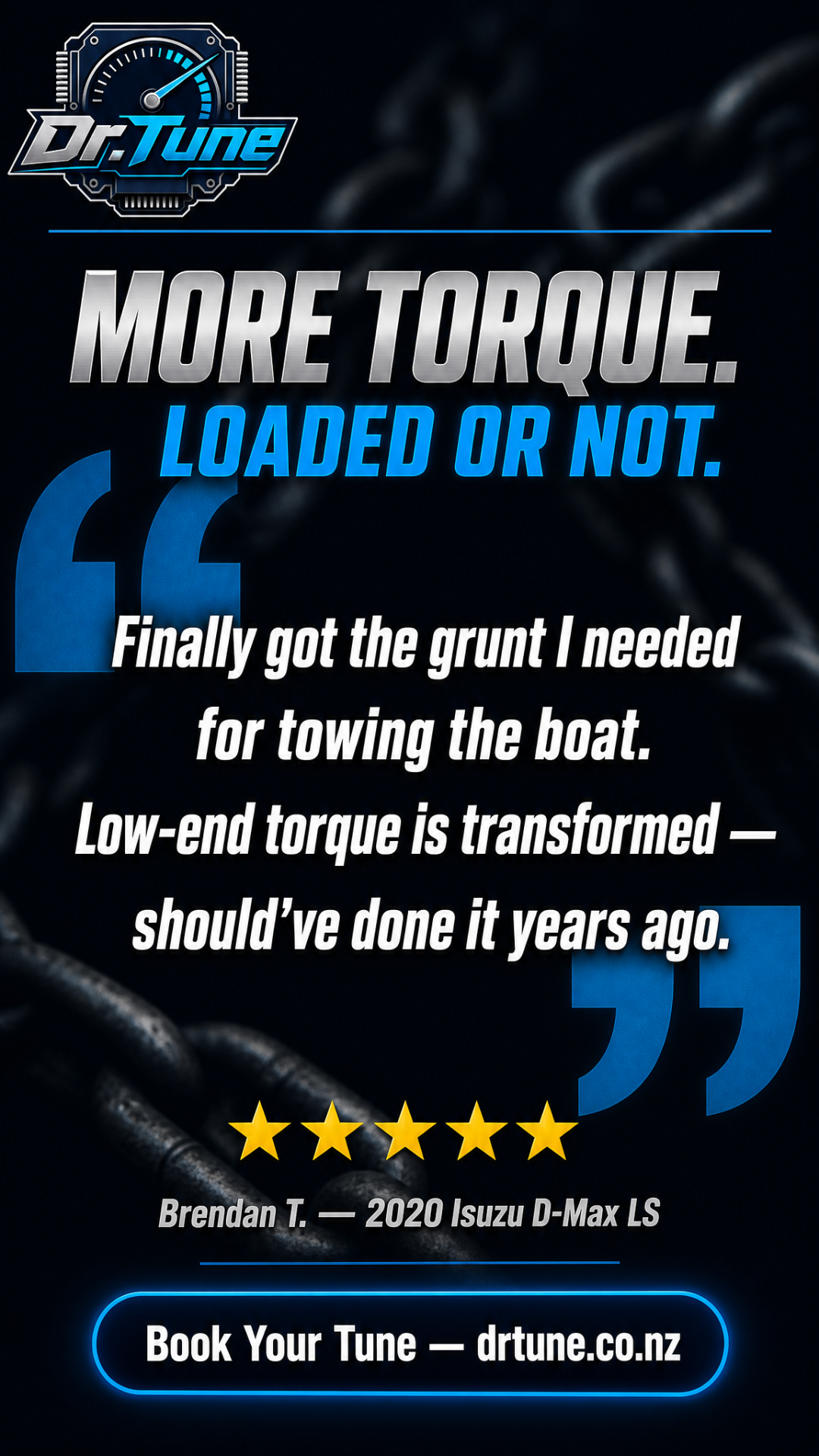 Brendan T. — 2020 Isuzu D-Max LS, more torque loaded or not