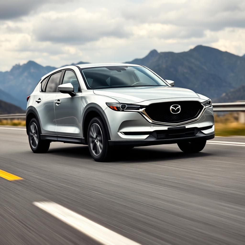 Mazda CX-5 diesel SUV on the open road