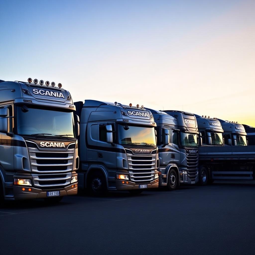 Courier van fleet